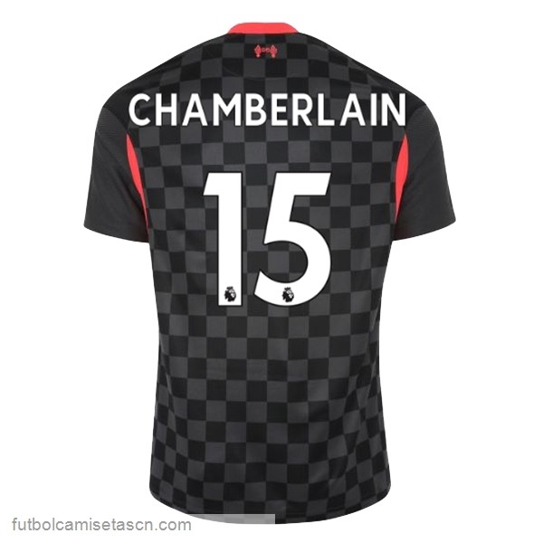 Camiseta Liverpool NO.15 Chamberlain 3ª 2020/21 Negro